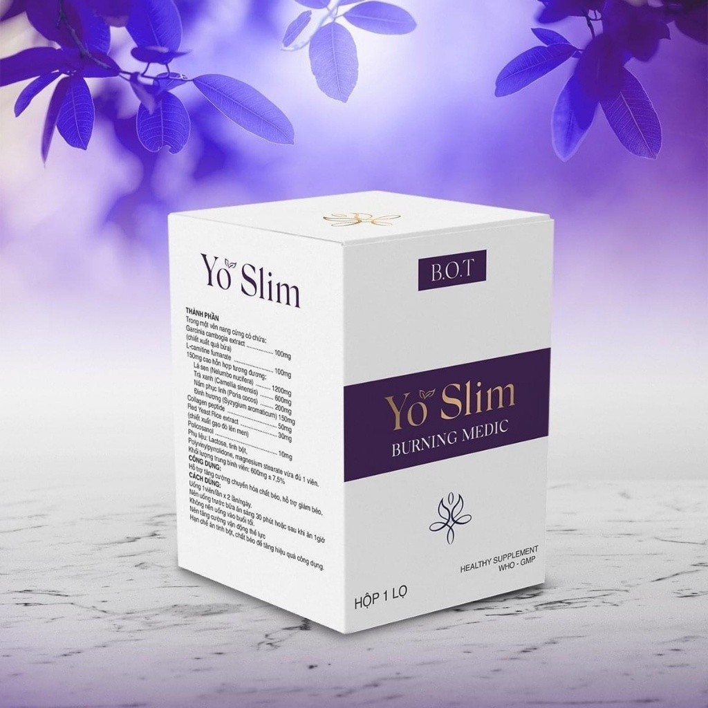 Chính hãng Giảm Cân Yo Slim Của BOT YoSlim Giúp Giảm 3-7KG sau 15 Ngày