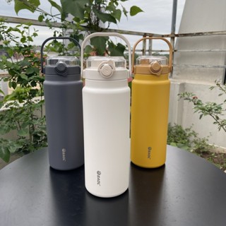 Bình giữ nhiệt 1500ml TBNGOOD inox 304 sơn nhám, bình nước có ống hút và quai xách tiện lợi, giữ nhiệt hơn 20 giờ