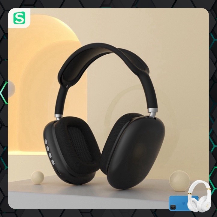 Tai Nghe Bluetooth Chụp Tai Không Dây Chống Ồn Gaming P9 Air Max Hỗ Trợ Thẻ Nhớ SD HOT HOT