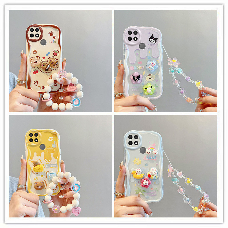 ốp lưng oppo a15  Ốp điện thoại búp bê 3D kem dễ thương cho ốp lưng oppo a15 oppo a15s bts