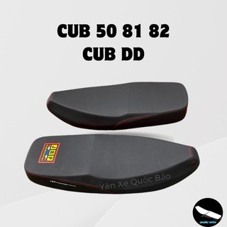 Yên cub dài gọt 2 tầng da yên logo thái in nỗi ép nhiệt Yên Xe