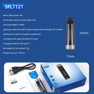 Đèn pin Mini Philips SFL1211 EDC