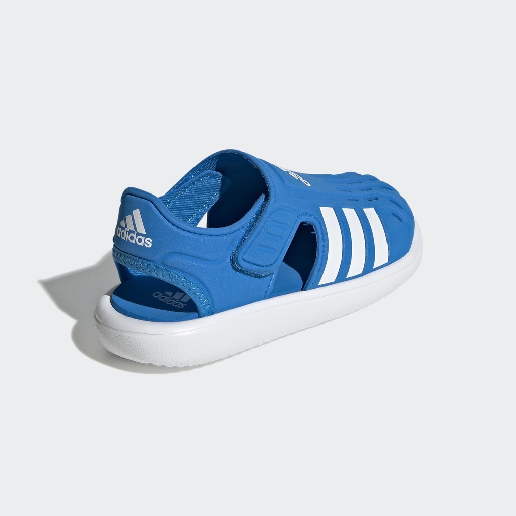 adidas Bơi lội Dép Sandal Bít Mũi Đi Nước Mùa Hè Trẻ em Màu xanh da trời GW0385