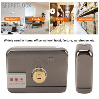 SecretLock Khóa im lặng cửa điện bằng thép không gỉ Thẻ ID hai mặt có bộ điều khiển từ xa