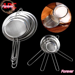 Dụng cụ rây bột bằng thép không gỉ đường kính 7 / 8 / 10 / 12 / 14 / 16 / 18 / 20 / 22cm