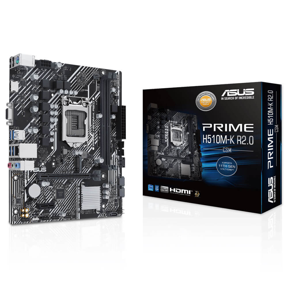 Mainboard Asus Prime H610M-K D4-SI - Hàng Chính Hãng