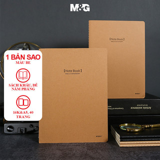 M&G Notebook A5/40 pages Stationery Sewing Book Diary Book 1 piece of Kraft Paper for Student Office FL