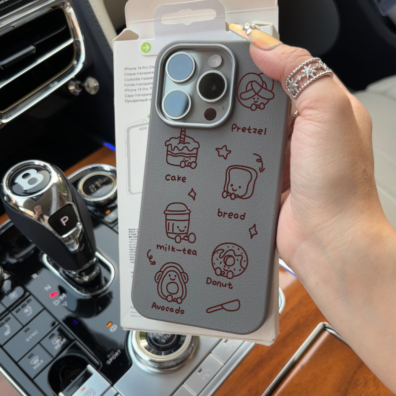 Vỏ Foodie Dễ Thương Cho Samsung Galaxy S26 Plus Ultra S25 FE A06 A57 A37 A17 A07 A56 A26 F56 M56 F16