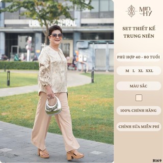 Đồ Trung Niên Thiết Kế Sang Trọng MinHy Dáng Rộng Có BigSize By NTK Hạnh Bùi - [SBF003]