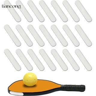 Tiancong 10 Chiếc Băng Chì Pickleball, Tấm Chì Trọng Lượng Câu Lạc Bộ Golf Đa Năng Bạc Đen, Băng Trọng Lượng Pickleball Tự Dính
