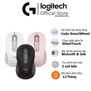 Chuột không dây yên lặng Logitech M650 Business Kết nối Bluetooth/ Usb, Nút có thể tùy chỉnh (LOẠI TỐT) 24T