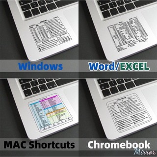 ♕ Nhãn dán phím tắt tham khảo trên máy tính Windows Keo dán cho máy tính xách tay Pc Máy tính để bàn cho Lightroom Phím tắt cho Macbook Phím tắt