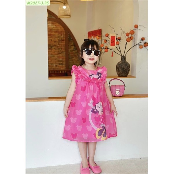 Váy Mickey hồng -M2027 ZUnkids