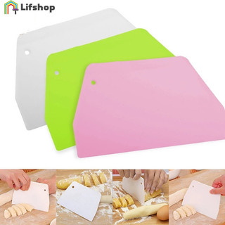 Dụng cụ làm bánh nhà bếp / Thìa kem cạo nhựa / Dụng cụ cắt bánh ngọt DIY Dụng cụ cạo bột Fondant / Dụng cụ cắt bột đa chức năng / Dụng cụ làm bánh mì bánh thủ công