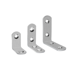 Stainless steel angle code connector 90 degree right angle retainer angle iron l type triangular bracket laminate support furniture corner