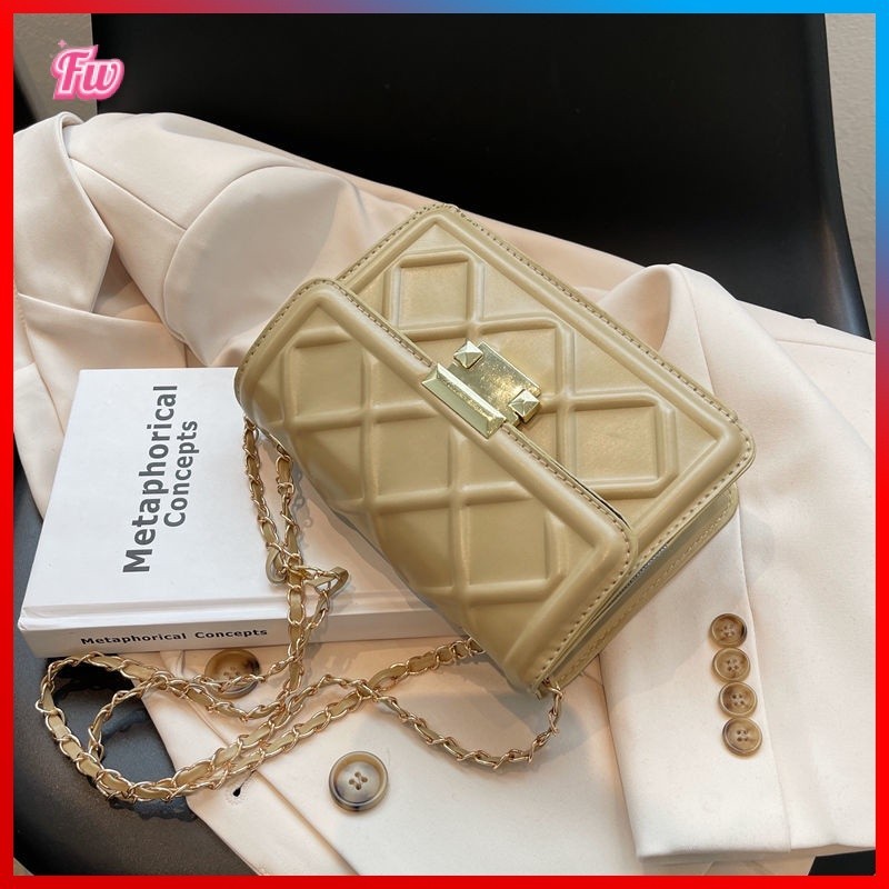 Summer small bag for women 2022 new fashion all-match high-end chain crossbody bag popular single shoulder small square bag