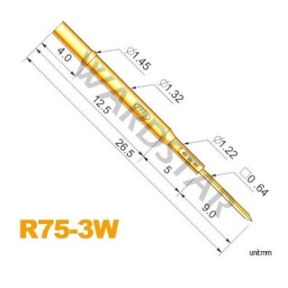 Vỏ kim test mạch R75-3W (Cái)