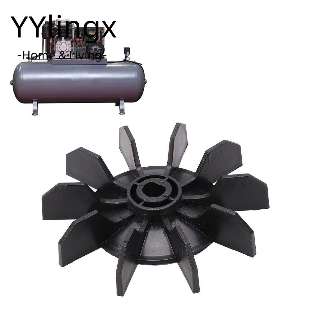 YYlingx Lưỡi quạt động cơ, Phụ kiện máy nén khí nhỏ trục 14mm, Cánh quạt máy nén khí OD 135mm bằng n