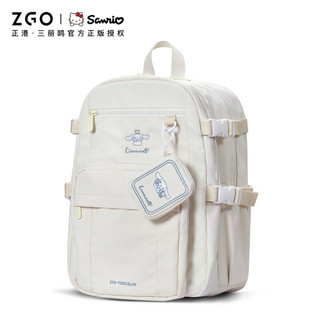 Zgo x Sanrio Schoolbag Cơ Sở Nữ Trung Học Giá Trị Cao Ba Lô Dung Tích Lớn Học Sinh Trung Học Ba Lô Du Lịch 26002N