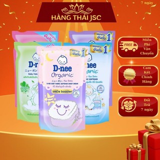 (ComBo 5 Túi) Nước Xả Làm Mềm Vải Cho Bé Dnee New Born 550ml .,