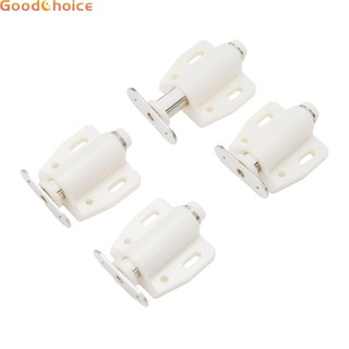 Latch 4Pcs Cabinet Doors Cupboard Doors Plastic+iron Pressure Push To Open