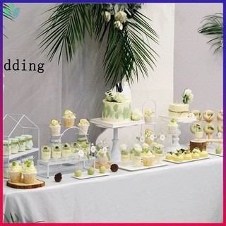 Sắt trắng món tráng miệng bàn trang trí khay bánh cưới món tráng miệng trưng bày đứng ăn lạnh trà phá bàn trưng bày đứng