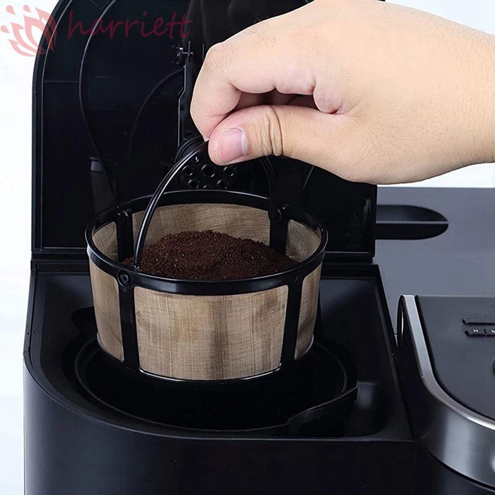 Harriett Bộ lọc cà phê bằng thép không gỉ Phụ kiện máy pha cà phê cho Keurig K-Duo Essentials Cafe Lọc