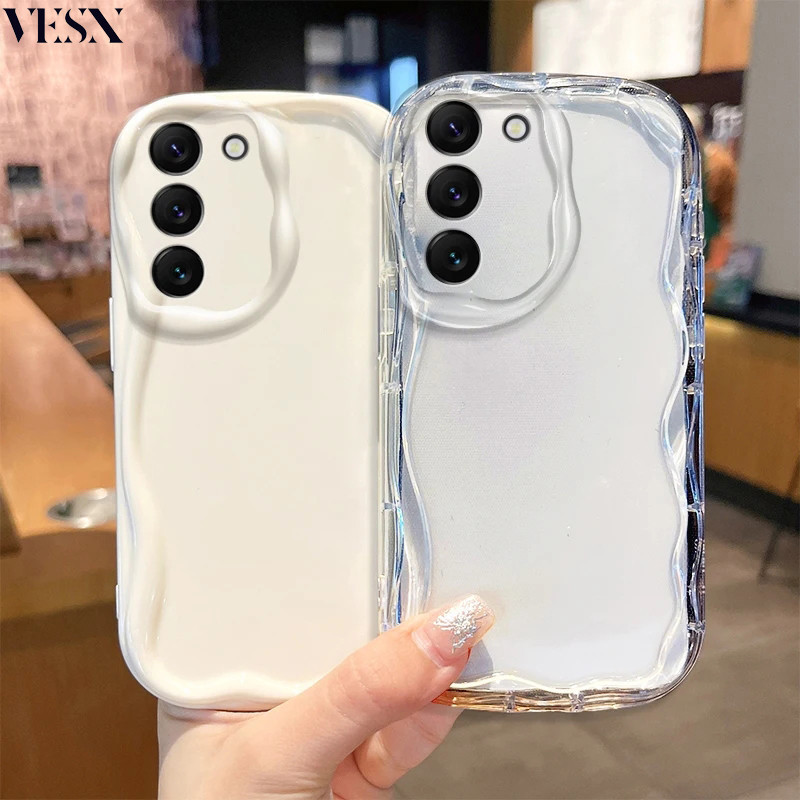Thời trang kem viền màu đơn giản trường hợp điện thoại Cho Samsung ss Galaxy A73 A72 A56 A55 A54 A53 A52 A36 A35 A34 A33 A26 A25 A24 A23 A17 A16 A15 A14 A13 A07 A06 A05 A05s A04 A04s A04E 4G 5G 2025