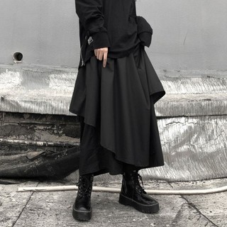  Váy Dài Retro Nữ Sinh Viên Hàn Quốc Rời Mùa Xuân Thu Gió Tối Phong Cách Nhật Bản Thường Ngày Nữ Culottes 