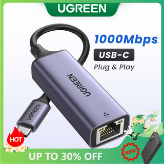 Ugreen Bộ Chuyển Đổi USB 3.1 1000Mbps USB C Sang RJ45 Cho PC Macbook Laptop Nintendo Switch Linux