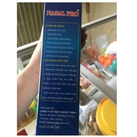 Bình rửa mũi Nasal Pro làm sạch hiệu quả dễ dùng cho cả người lớn và trẻ nhỏ vê sinh mũi họng xoang