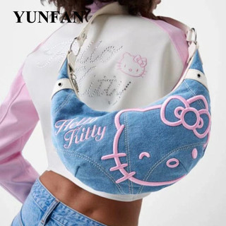 YUNFAN túi xách nữ túi đeo chéo 2023NEW Thời trang Korean ULZZANG Phối hợp với nhiều trang phục GDJ24403YD 14Z240401
