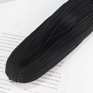 200m Polyester Macrame Dây 3mm Bện Polyester Dây Polyethylene Dây Macrame Sợi để móc DIY Thủ Công Túi Treo Tường HB