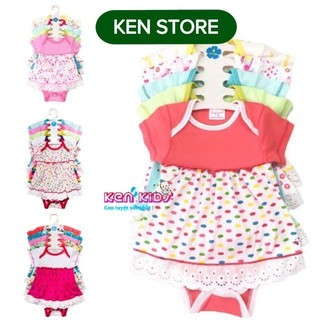 Body váy phối ren hoa, chất đẹp (s1 - s4) - 1 bộ KEN STORE