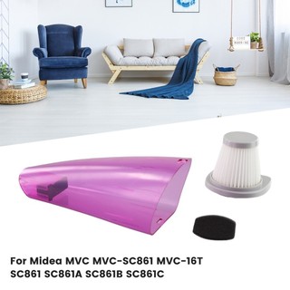 Bộ lọc nắp thân máy vnvcasing cho máy hút bụi midea mvc-sc861 / mvc-16t sc861b