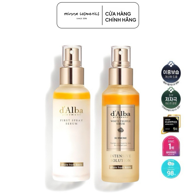 [ƯU ĐÃI SHOP MỚI] [D’Alba] Xịt Khoáng Dưỡng Ẩm Chống Lão Hoá D’alba White Truffle Serum