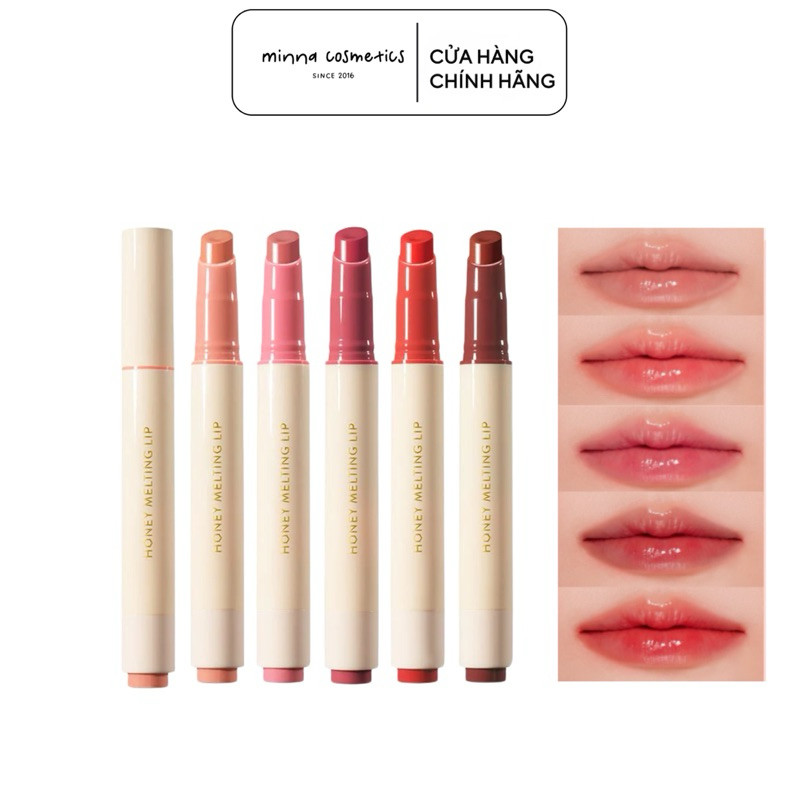 [ƯU ĐÃI SHOP MỚI] [Nature Republic] Son Dưỡng Bấm Có Màu Nature Republic Honey Melting Balm