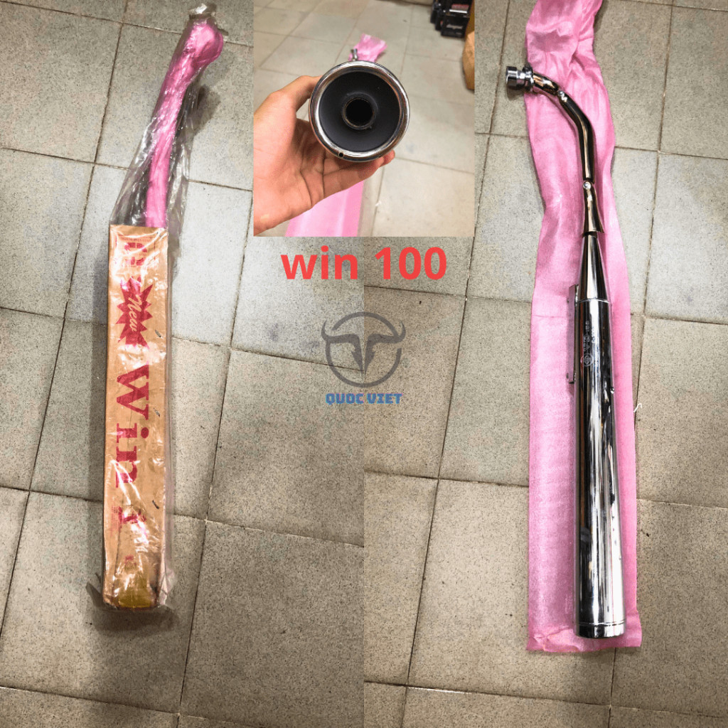 Pô VD168 Win 100 Win 125 Win Detech (Thân không chữ giả zin) vd168 dày