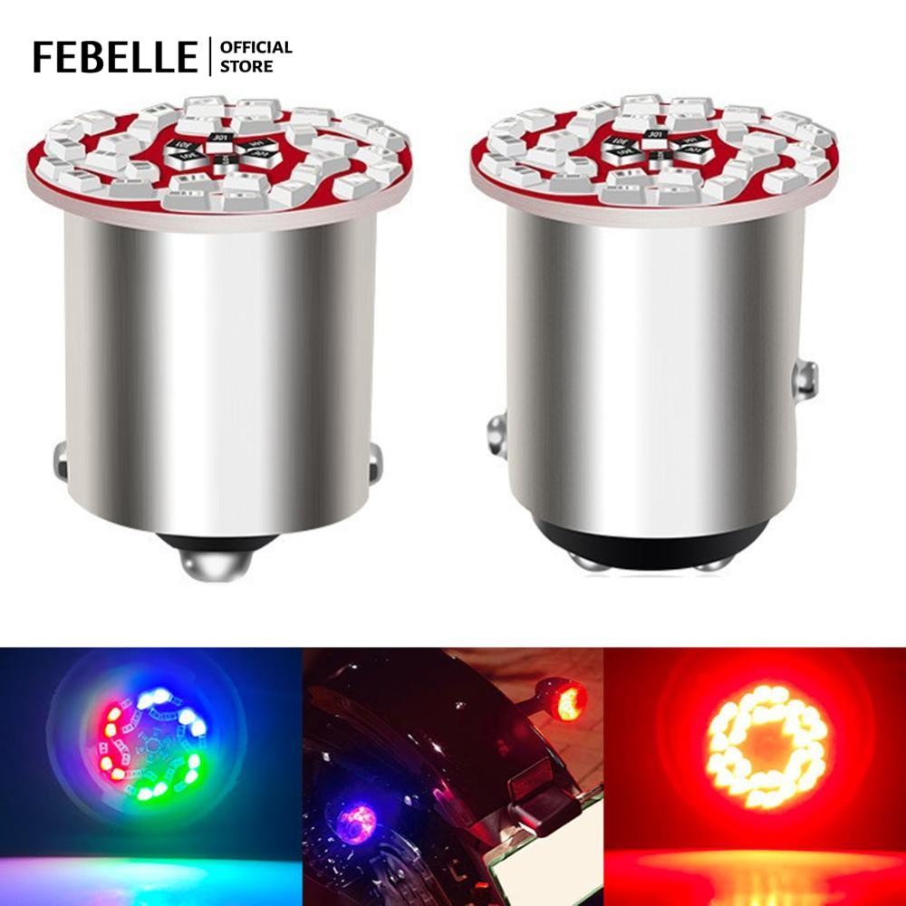 1pc 1156 1157 30SMD LED Bóng Đèn Pha Xe Máy Đèn Nhấp Nháy Xe Máy Sáng BAY15D BA15S P21 / 5W P21W 115