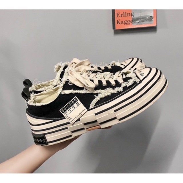 Giày 𝐗𝐯𝐞𝐬𝐬𝐞𝐥 ⚡️𝐒𝐢ê𝐮 𝐑ẻ⚡️ Giày 𝐗𝐯𝐞𝐬𝐬𝐞𝐥 đế gỗ style rách các mẫu nam nữ hot trend hàng