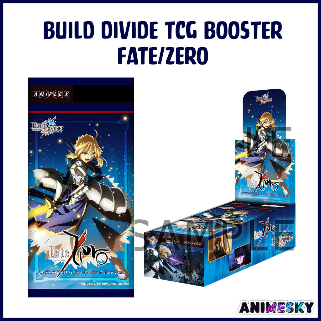 [Có sẵn] Pack thẻ nhân phẩm Fate/Zero Build Divide TCG Booster chính hãng - Card game FATE zero