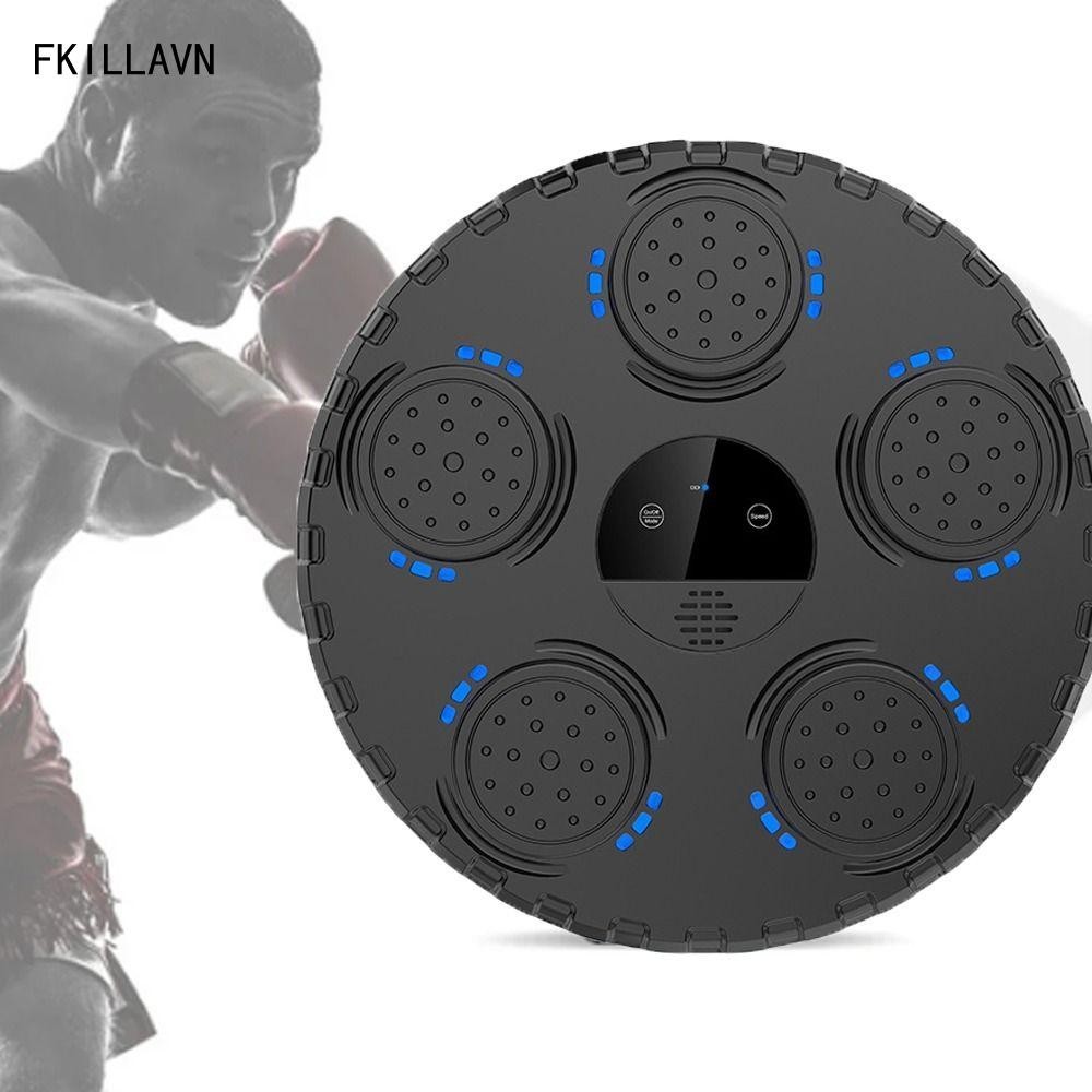 Fkilla5 Boxing Wall Target, Tập thể dục thể dục Bluetooth Punching Pad Máy đấm bốc nhạc thông minh, Bài tập phản ứng thư giãn nhanh nhẹn Huấn luyện phản ứng thể thao đấm bốc