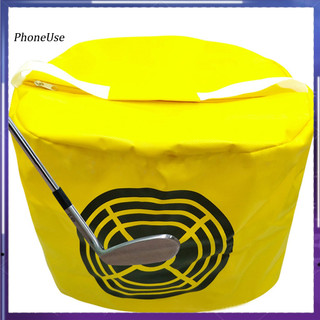 Pu Golf Power Impact Swing Aid Bag Huấn luyện tập Hit Strike Sack Trainer Aid