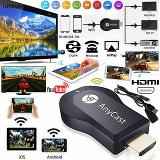Luckyew anycast m12 plus bộ thu wifi hiển thị airplay miracast hdmi tv dlna 1080p tq
