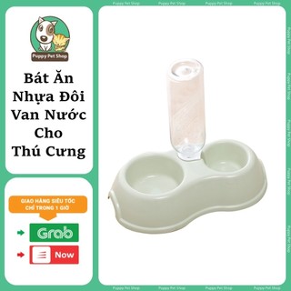 Bát nhựa đôi van nước