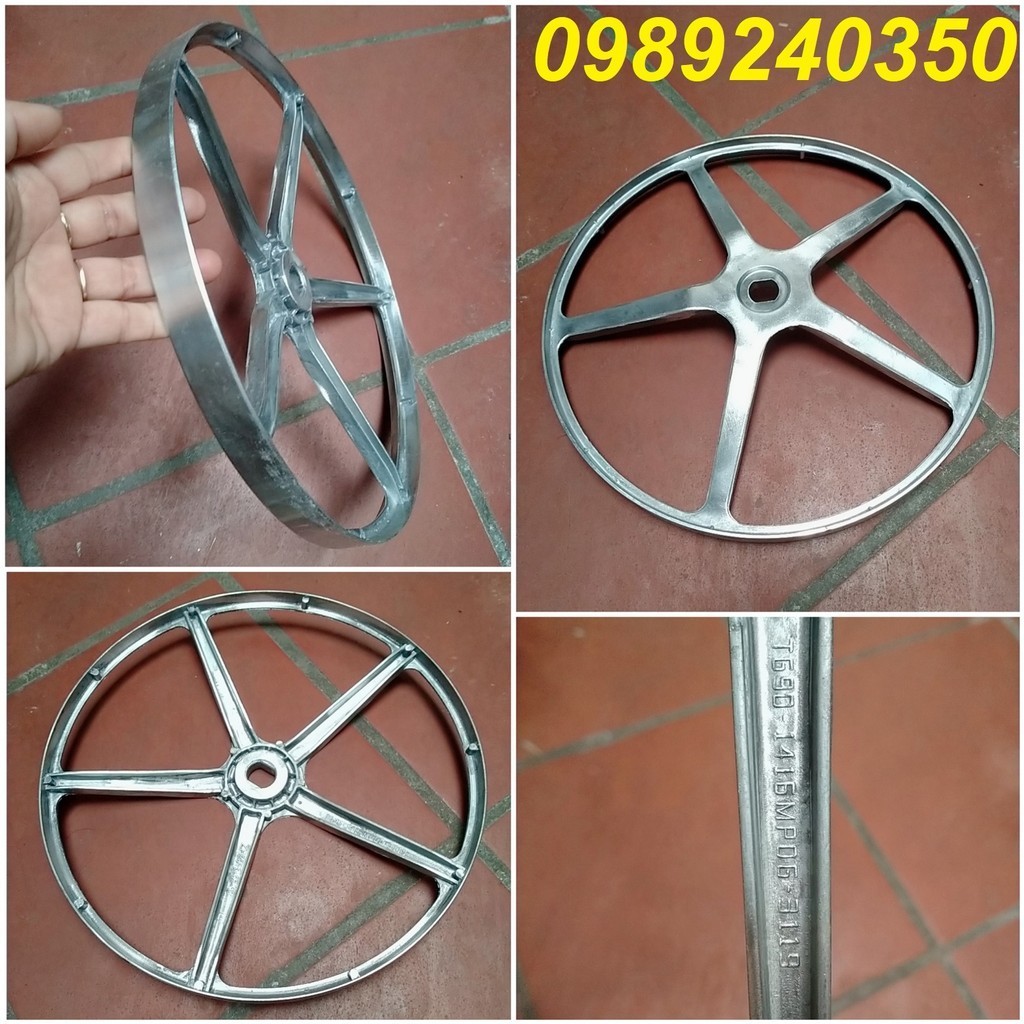 Bánh đà máy giặt Midea 9kg MFG 90-1401, MFG 90-1200 cửa ngang Puli, Buli, Puly chính hãng