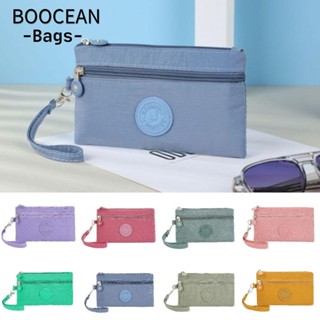 BOOCEAN Ví nữ, Ví đựng tiền xu di động có dây kéo, Quà tặng Túi xách Nylon Túi đựng điện thoại di động dành cho nữ