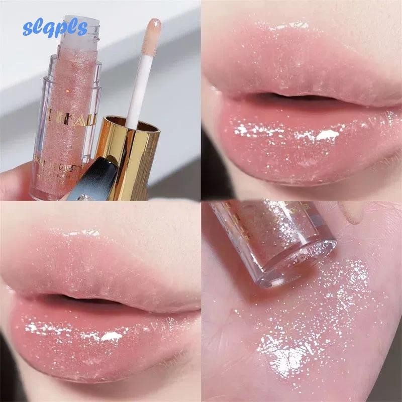 Kim Cương Chống Thấm Nước Shimmer Lấp Lánh Son Bóng 5 Màu Lấp Lánh Lấp Lánh Chất Lỏng Son Môi Kim Cư