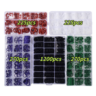 Bộ 1200 Gioăng cao su / hộp gioăng cao su/ron cao su/ Nhẫn Chữ O Bộ Vòng Da Đen Vòng Niêm Phong Vòng Chữ O Chịu Nhiệt Độ Cao Chống Ăn Mòn Nitrile Cao Su Chịu Áp Lực