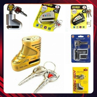 ổ khóa đĩa xe máy⚡FREE SHIP⚡Khóa Đĩa Xe Máy Chống Trộm ZORO,Ổ Khoá Gắn Đĩa Xe,chống trộm xe máy
